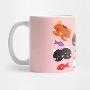 Cats Love Fish I Mug